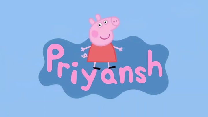 peppa pig intro template