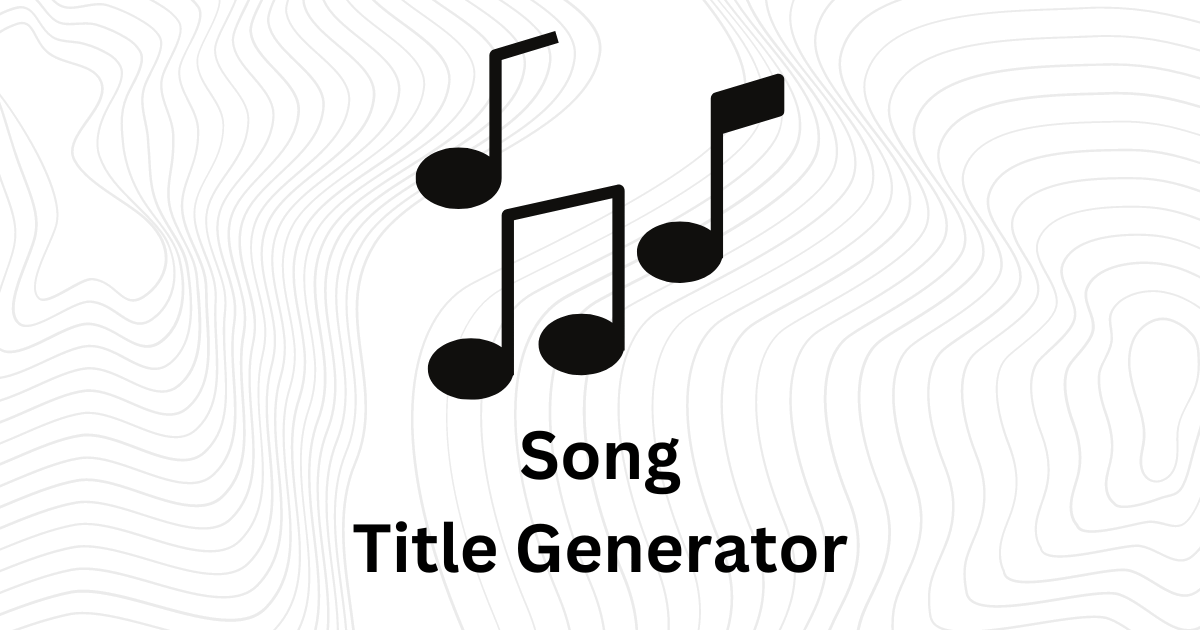 Song Title Generator