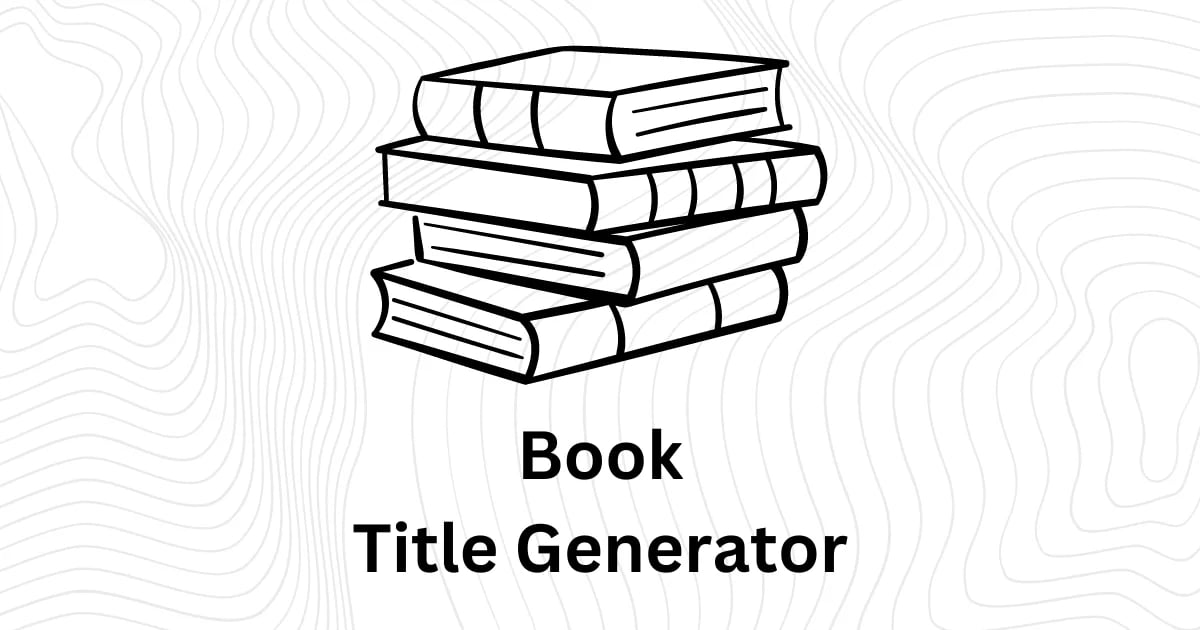 Book Title Generator