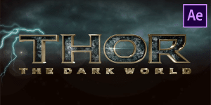 Thor The Dark World Intro Free Template