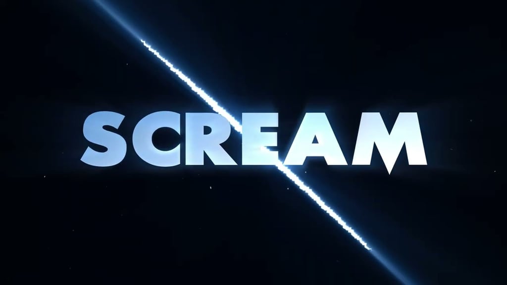 Scream intro after effects Template