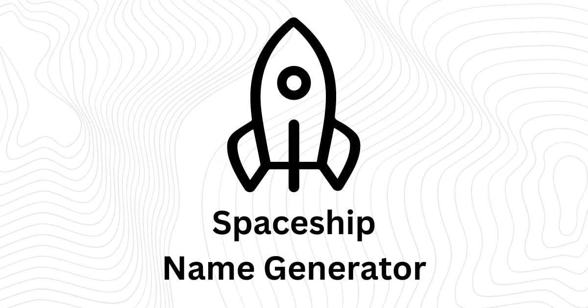 Spaceship Name Generator