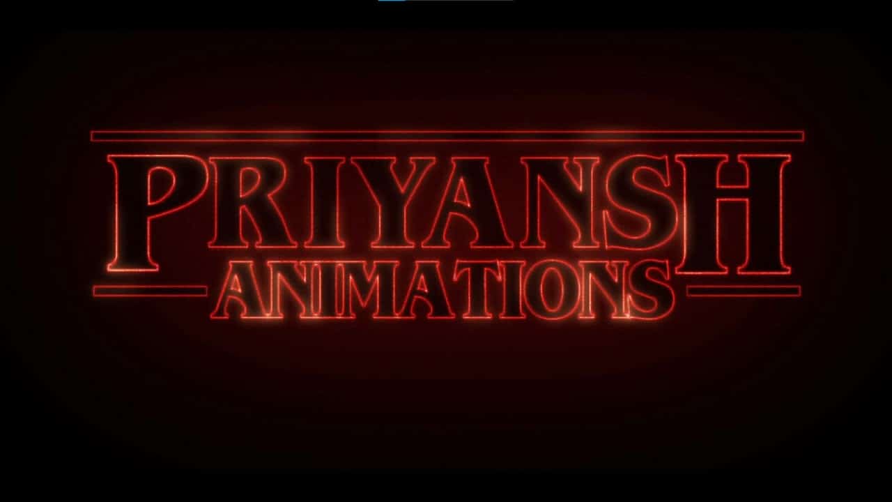 Create Stranger Things Style Intro - Priyansh Animations