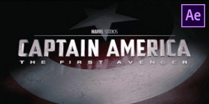 Captain America Intro Free Template