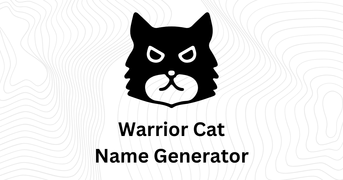 Warrior Cats Name Generator