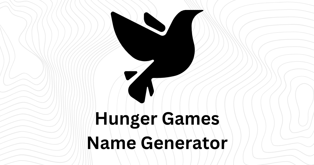 Hunger Games Name Generator